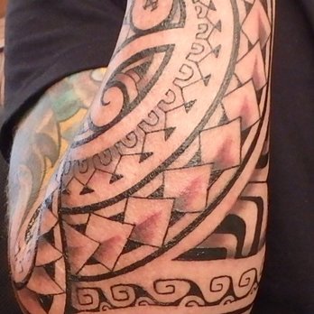 NightShade Studios - Half sleeve Polynesian...one pic doesn't do it justice! - Tattoo Near Me - San Francisco, California NightShade Studios - Half sleeve Polynesian...one pic doesn't do it justice! - Tattoo Near Me - San Francisco, California