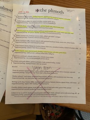 Menu photo 5 The Plimoth Denver, CO