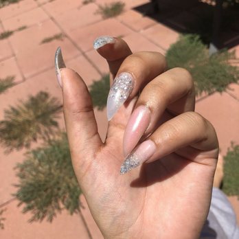 Carnation Nails - Nails by Paul Powder ombré - Nail Salons Near Me - Tarzana, California