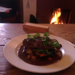White Horse - Lamb Shoulder with a domino and fire back drop! Absolutely delicious, would also recommend the duck.