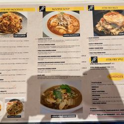 Sawak Cafe - Menu as of April 2026