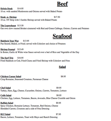 Menu photo 8 Johnson's Cabin Grill Hartford, NY