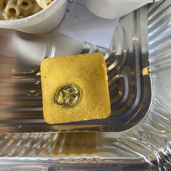 High Plains Barbecue - Jalapeño Cornbread- nice change to sweet cornbread - Barbeque Near Me - Wytheville, Virginia High Plains Barbecue - Jalapeño Cornbread- nice change to sweet cornbread - Barbeque Near Me - Wytheville, Virginia