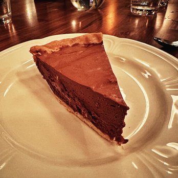 Restaurant Claudine - Dark chocolate mousse silk pie - French Near Me - San Antonio, Texas