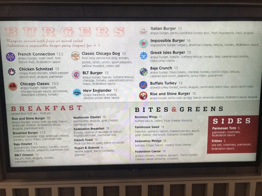Menu photo 6 Burger Federation Chicago, IL Menu photo 6 Burger Federation Chicago, IL