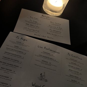 Fanny's - Menu - Cocktail Bars Near Me - Los Angeles, California