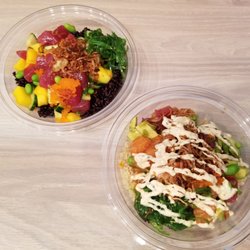 Freestyle Poké - Left: Nirvana w/ Forbidden rice Right: Freestyle w/ Quinoa (Rest of description in review due to caption text limit)