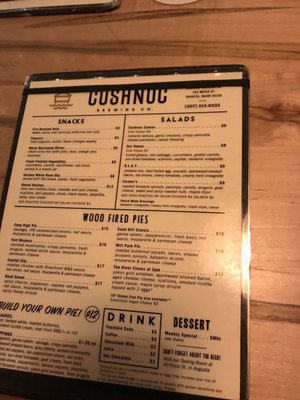 Menu photo 3 Cushnoc Brewing Augusta, ME