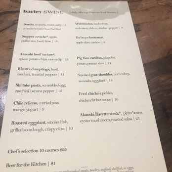 Barley Swine - New American Near Me - Austin, Texas