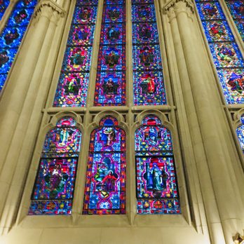 St. James Chapel - 40 Foot High Stained Glass Windows each window is composed with 20,000 to 45,000 pieces of antique English stained glass! - Churches Near Me - Chicago, Illinois St. James Chapel - 40 Foot High Stained Glass Windows each window is composed with 20,000 to 45,000 pieces of antique English stained glass! - Churches Near Me - Chicago, Illinois