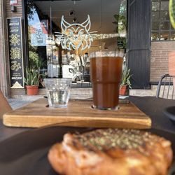 Hidden Cafe - Iced coffee and Croissant Bikini