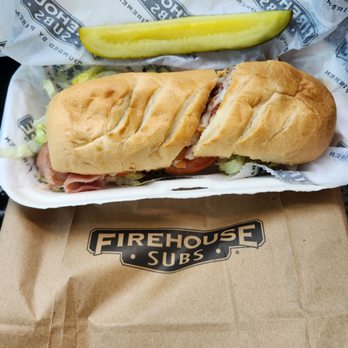 Firehouse Subs - Club on a sub Medium.....perfect size If I had gotten a small, i would've still been hungry ;) - Sandwiches Near Me - Bakersfield, California Firehouse Subs - Club on a sub Medium.....perfect size If I had gotten a small, i would've still been hungry ;) - Sandwiches Near Me - Bakersfield, California