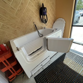 A+ Pet Grooming - Door swings out and the drawer right below pulls out into a step for bigger pups to get in (June 2023) - Pet Groomers Near Me - West Covina, California A+ Pet Grooming - Door swings out and the drawer right below pulls out into a step for bigger pups to get in (June 2023) - Pet Groomers Near Me - West Covina, California