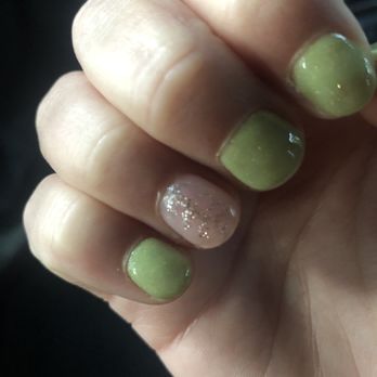 Rex Nails & Spa - Lumpy and thick nails with tragic design. - Nail Salons Near Me - Lincoln, Nebraska