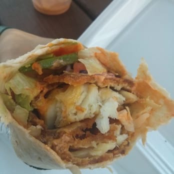 Cucina Zapata - Inside the fish burrito - Food Stands Near Me - Philadelphia, Pennsylvania