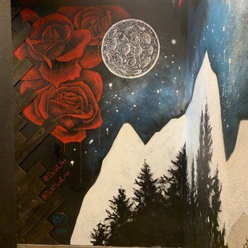 Dark Moon Coffee Roasters - Beautiful bathroom hallway artwork - Coffee Roasteries Near Me - Henderson, Nevada Dark Moon Coffee Roasters - Beautiful bathroom hallway artwork - Coffee Roasteries Near Me - Henderson, Nevada