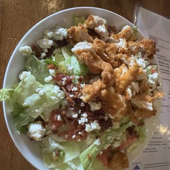 CharBar No 7 - Wedge Salad with fried chicken - American Near Me - Mountain Brook, Alabama CharBar No 7 - Wedge Salad with fried chicken - American Near Me - Mountain Brook, Alabama