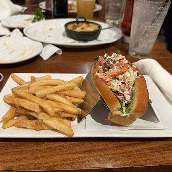 Phillips Seafood - Lobster roll was really good, if not a little light in the lobster for $40. I liked that it didn't have too much mayo in it. - Seafood Near Me - Baltimore, Maryland Phillips Seafood - Lobster roll was really good, if not a little light in the lobster for $40. I liked that it didn't have too much mayo in it. - Seafood Near Me - Baltimore, Maryland