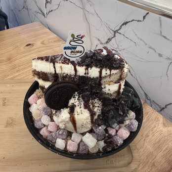 Snow Bliss - Tiramisu with extra grass jelly and mochi $26.97 - Asian Fusion Near Me - San Francisco, California Snow Bliss - Tiramisu with extra grass jelly and mochi $26.97 - Asian Fusion Near Me - San Francisco, California