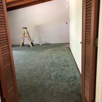 L&E Hardwood Flooring - Before- a 50 year old carpet that came with our house. - Flooring Near Me