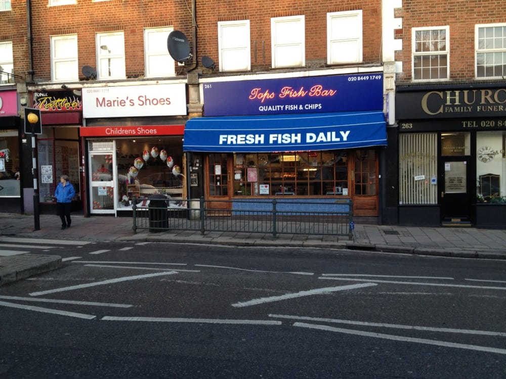 TOPS FISH BAR 261 East Road, United Kingdom Fish