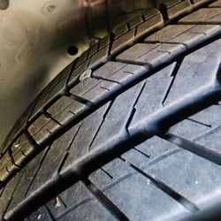 Mobile Tire Repair Service - Nail in the tire