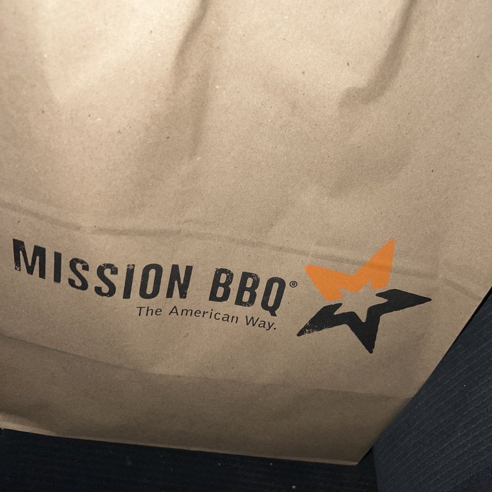 Mission BBQ - the logo on the bag - Barbeque Near Me - Midlothian, Virginia Mission BBQ - the logo on the bag - Barbeque Near Me - Midlothian, Virginia