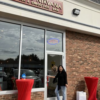 Liquid Nirvana - The owner in front of the new location - Juice Bars & Smoothies Near Me - Farmington, Connecticut Liquid Nirvana - The owner in front of the new location - Juice Bars & Smoothies Near Me - Farmington, Connecticut