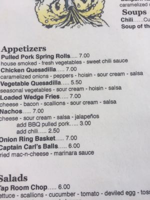 Menu photo 4 Highlands Tap Room Louisville, KY