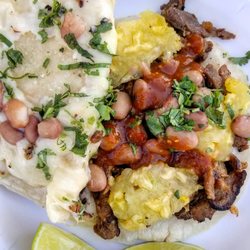 Primo's Taqueria - AL PASTOR MULITA! (Cheese, Beans & Pineapple)
