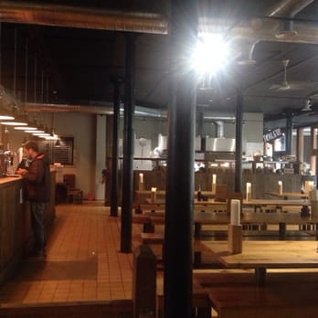 The Stable - Can you tell it's early? Pizza ovens in the back and lovely ciders at the bar - Pizza Near Me - Bristol, BST