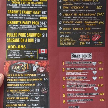Scarborough Ribfest - Menu that you get when you enter the drive-thru - Festivals Near Me - Toronto, Ontario Scarborough Ribfest - Menu that you get when you enter the drive-thru - Festivals Near Me - Toronto, Ontario