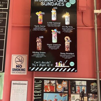 Tipsy Scoop - Menu - Ice Cream & Frozen Yogurt Near Me - Washington, DC, District of Columbia