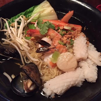 Nori Thai - Spicy Thai Seafood Ramen - $20 and NOT worth it. It wasn't even spicy! - Thai Near Me - Boca Raton, Florida Nori Thai - Spicy Thai Seafood Ramen - $20 and NOT worth it. It wasn't even spicy! - Thai Near Me - Boca Raton, Florida
