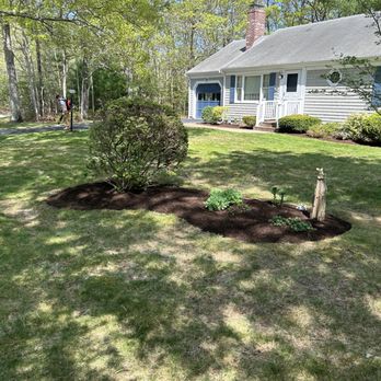 S N Everything - Front yard bed (post mulch and edging) - Lawn Services Near Me