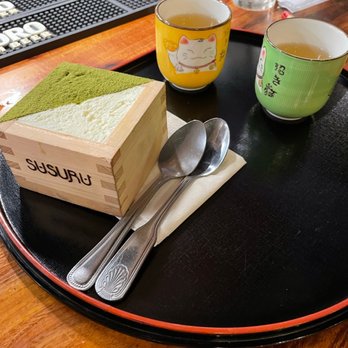 Susuru - Matcha tiramisu - Izakaya Near Me - Orlando, Florida Susuru - Matcha tiramisu - Izakaya Near Me - Orlando, Florida