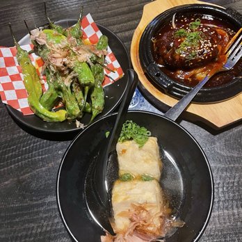 Pier 50 Sushi - Folsom - Agedashi tofu, Shishito pepper, Japanese chopped steak - Sushi Bars Near Me - Folsom, California Pier 50 Sushi - Folsom - Agedashi tofu, Shishito pepper, Japanese chopped steak - Sushi Bars Near Me - Folsom, California
