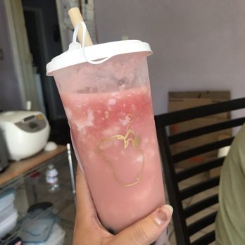 Tea Hut - Coco melon with boba - Bubble Tea Near Me - San Carlos, California Tea Hut - Coco melon with boba - Bubble Tea Near Me - San Carlos, California