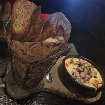 Calaveras Cantina - Ceviche with chips - Bars Near Me - Boca Raton, Florida Calaveras Cantina - Ceviche with chips - Bars Near Me - Boca Raton, Florida