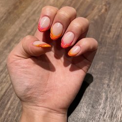 Nails For You - 8. Summertime swirl (SNS on natural nails)