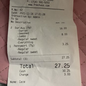 Frechuss - Desserts Near Me - Garden Grove, California Frechuss - Desserts Near Me - Garden Grove, California