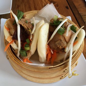 Ginger and Lemongrass - Pork belly steamed buns - Vietnamese Near Me - Whitestone, New York
