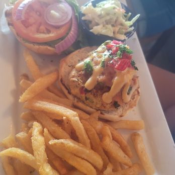 The Reef - Crab cake sandwich - Seafood Near Me - Saint Augustine, Florida The Reef - Crab cake sandwich - Seafood Near Me - Saint Augustine, Florida