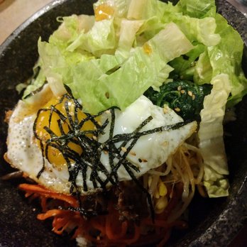 5 Star Korean BBQ - Bibimbap, came with ingredients not found in others versions around the area such as fernbrake and shiitaki mushrooms. - Barbeque Near Me - Madison, Wisconsin