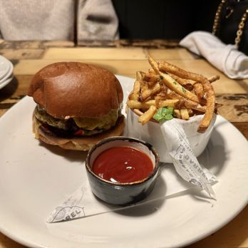Stock & Barrel - FALAFEL BURGER - New American Near Me - Dallas, Texas Stock & Barrel - FALAFEL BURGER - New American Near Me - Dallas, Texas