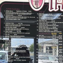 Prasai's Thai Cuisine - Menu, part 1