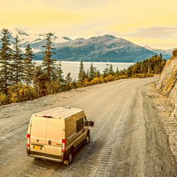 Alpine Campervans - Taking in the views of the beautiful Prince William Sound.