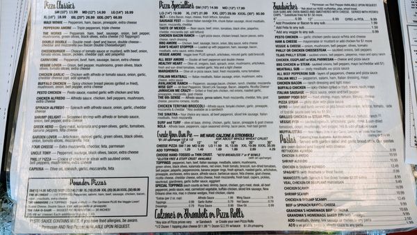 Menu photo 2 Dan's Pizza Webster, TX