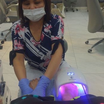 Cosmo Nail & Spa - Pam giving my leg a good rubdown!!!  I just love her! - Nail Salons Near Me - Menifee, California
