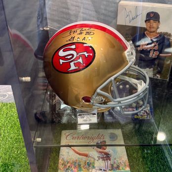The Adventure Begins - Jerry Rice Signed Helmet - Comic Books Near Me - Conroe, Texas The Adventure Begins - Jerry Rice Signed Helmet - Comic Books Near Me - Conroe, Texas